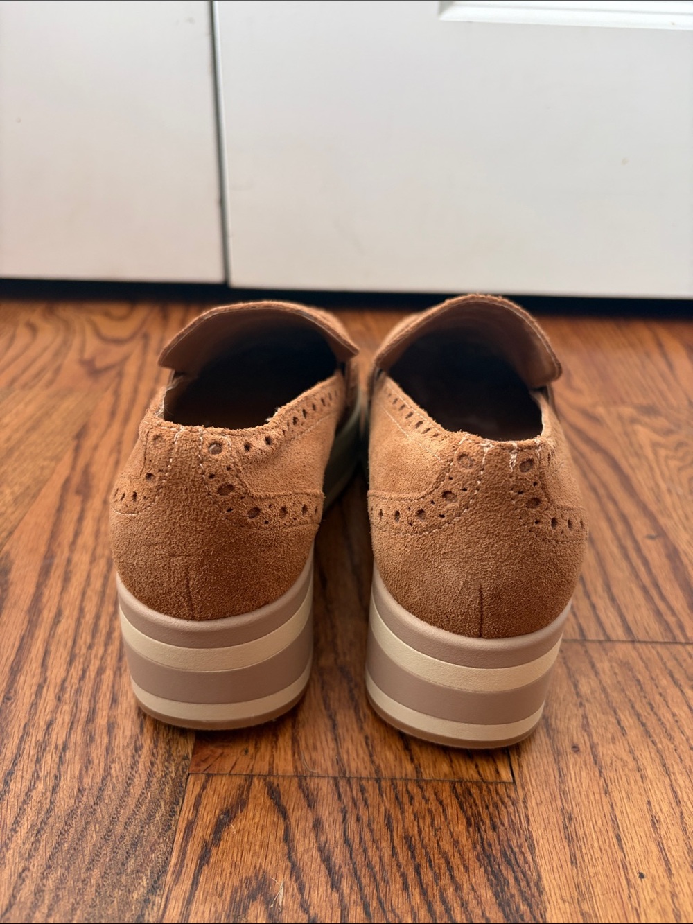 Dolce Vita Janine Women's Platform Suede Penny Loafers Size 6.5 - Picture 4 of 6